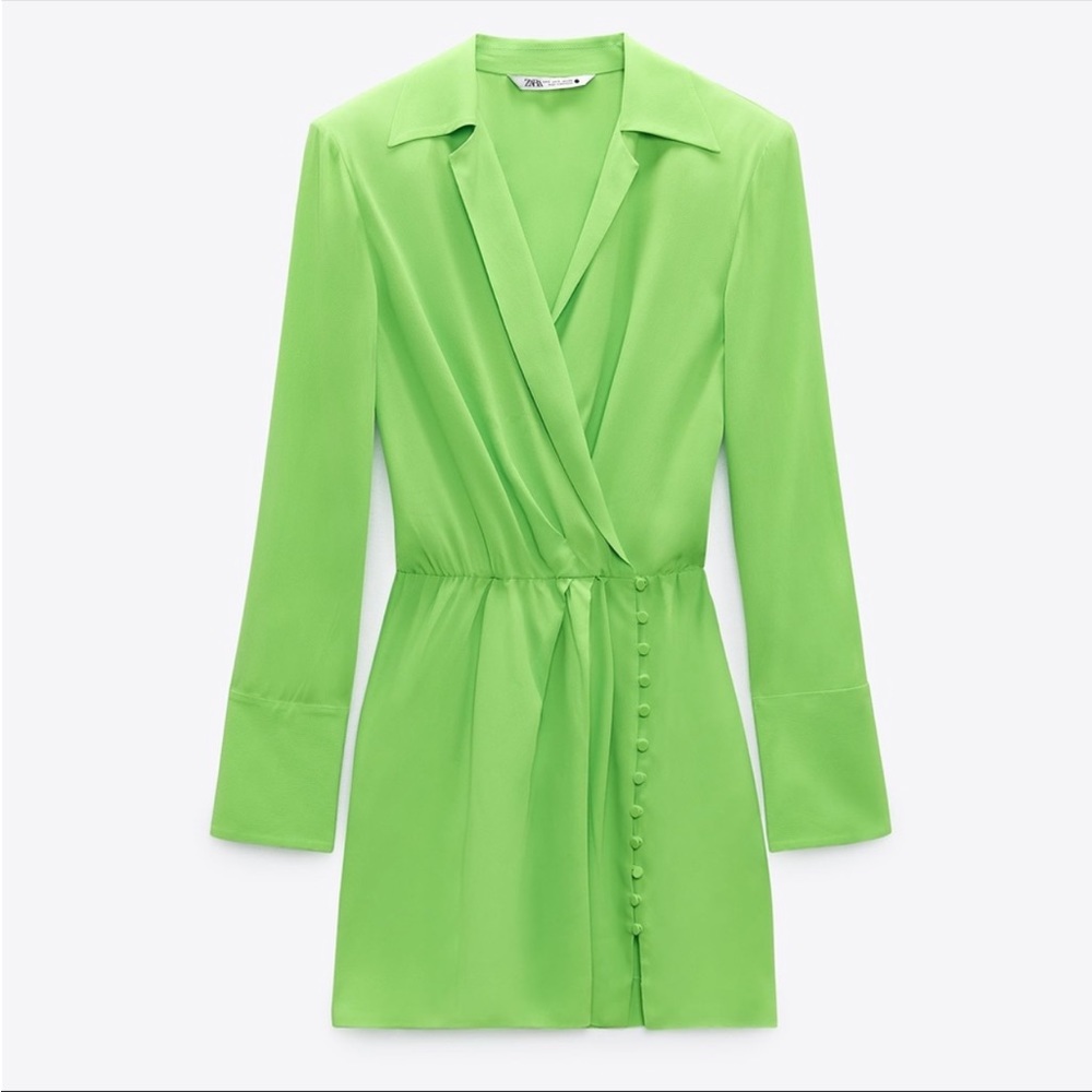 Neon Green Zara Dress